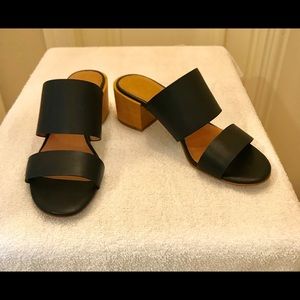 Madewell Black Mules/Slides